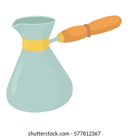 Cezve icon. Cartoon illustration of cezve vector icon for web