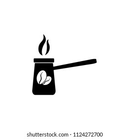 Cezve icon, coffeepot icon , vector sign design