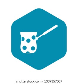 Cezve icon in simple style isolated vector illustration