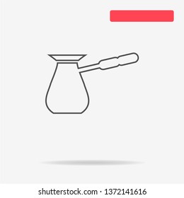 Cezve icon. Vector concept illustration for design.