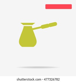 Cezve icon. Vector concept illustration for design.
