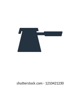 Cezve isolated icon on white background, 400 coffee set, logo and sign
