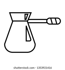 Cezve Outline vector icon