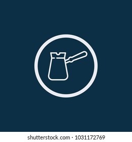 Cezve vector  icon