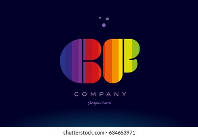 cf c f alphabet letter colorful creative colors text dots creative company logo vector icon design template