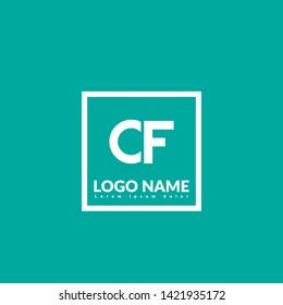 CF company linked letter logo concept. Designed for your web site design, logo, app, UI. initial logo design. CF logo concept