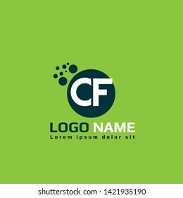 CF company linked letter logo concept. Designed for your web site design, logo, app, UI. initial logo design. CF logo concept