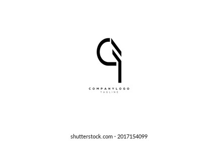 CF FC C AND F Abstract initial monogram letter alphabet logo design