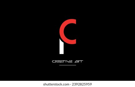 CF, FC, C, F abstract letters logo monogram