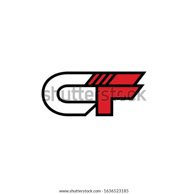  CF
Initial logo Capital Letters Design
Template
