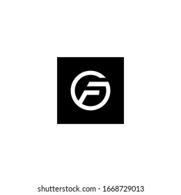 CF initial logo company name