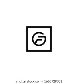 CF initial logo company name