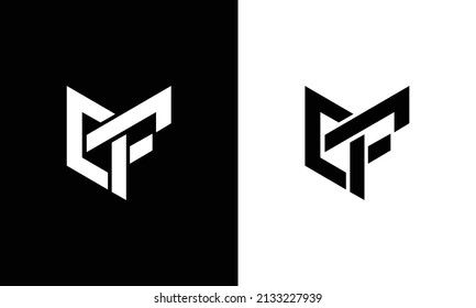 Cf Initial Logo Vector, Design