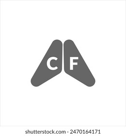 Diseño del logotipo de la letra CF sobre fondo blanco. Diseño moderno creativo del logotipo de la letra de CF. Diseño de Vector.
Letras CF, CF logo Plantilla de Vector.