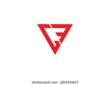 CF letter logo vector design