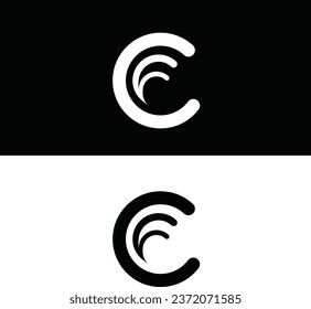CF Letter mark logo design