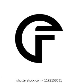 Cf Letter Vector Logo Stock Vector (Royalty Free) 1192158031 | Shutterstock