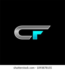 CF Logo Design Template. Letter Logo Vector eps.10