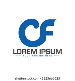 CF logo design Unique logo design creative logo design