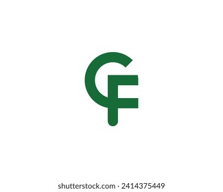 CF LOGO DESIGN VECTOR TEMPLATE