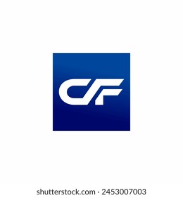 cf Logo simple clean and elegance