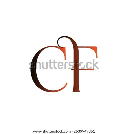 CF modern, minimalist wordmark logo design focusing on clean typography and timeless style, featuring sleek initials that convey professionalism, sophistication, and lasting brand identity.