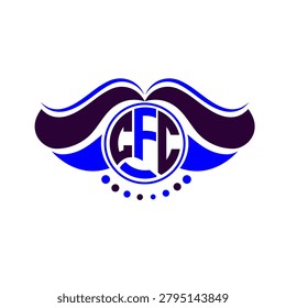 CFC letter logo creative design. CFC unique design