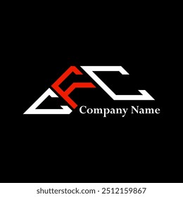 Diseño del logotipo de CFC, logotipo simple y moderno de CFC. Diseño de alfabeto lujoso CFC  