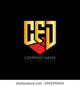 CFD letter logo abstract design. CFD unique design. CFD.
