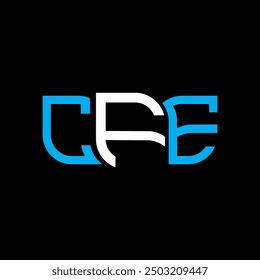 CFE logo design, CFE simple and modern logo. CFE luxurious alphabet design  