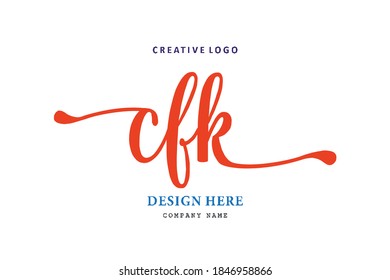 CFK lettering logo is simple, easy to understand and authoritative