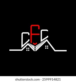 CFL Real State logo design, CFL simple and modern logo. CFL luxurious alphabet design  