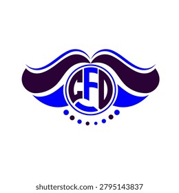 CFO letter logo creative design. CFO unique design