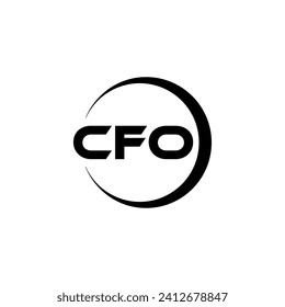 CFO Letter Logo Design, Inspiration for a Unique Identity. Modern Elegance and Creative Design. Watermark Your Success with the Striking this Logo.