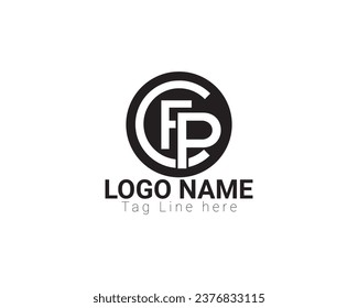 CFP, CPP, logo Creative, Abstract, unique, modern, Badge, and new design logo vector icon illustration.