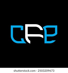 CFP logo design, CFP simple and modern logo. CFP luxurious alphabet design  
