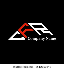 Design de logotipo CFR, logotipo simples e moderno CFR. CFR design de alfabeto luxuoso  
