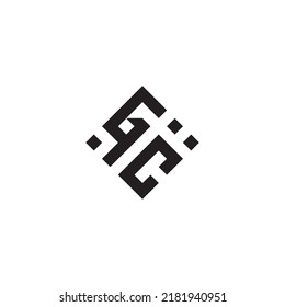 CG abstract geometric concept logo in high quality professional design that will be best for street style