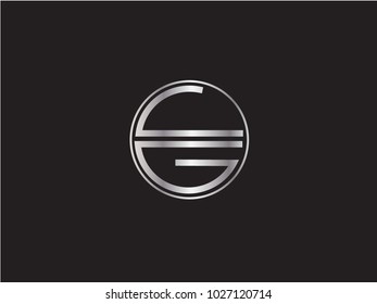 CG circle Shape Letter Design
