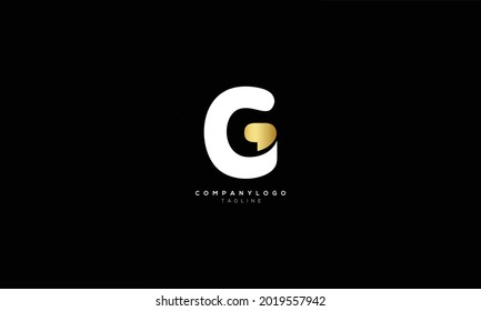 CG GC C AND G Abstraktes Anfangsbuchstabenalphabet Logo-Design