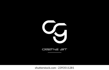 CG, GC, C, G letras abstractas monograma
