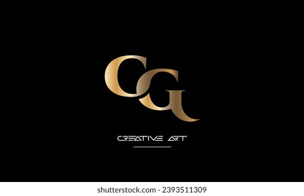 CG, GC, C, G letras abstractas monograma