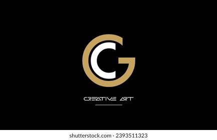 CG, GC, C, G letras abstractas monograma