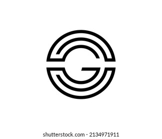 Cg Gc Sg Gs Letter Logo Stock Vector (Royalty Free) 2134971911 ...