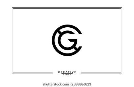 CG, GC,C , G, Abstract Letters Logo Monogram