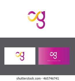 C&G Joint letter logo, Icon vector
