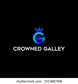CG king logo design eps 10