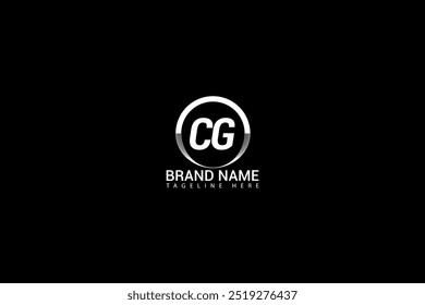 CG Letter Initial Logo Design Template Vector Illustration