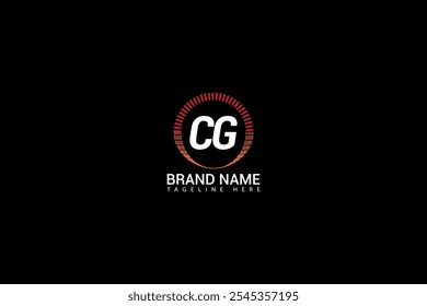CG letter logo Creative Design. CG monogram Logo Unique Concept Vector. CG creative modern flat abstract initials letter logo.