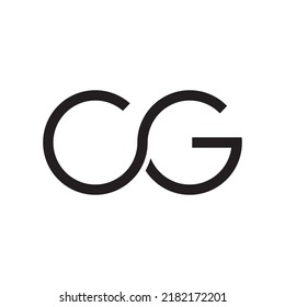 Cg Letter Logo Deign Vector.